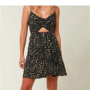 Summer Casual Cami Short Dress for Women Dot Print Sz  S